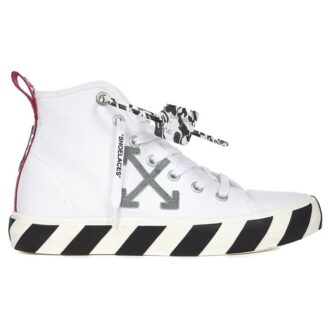 Zapatillas Vulc de caña media «Blanco Negro»