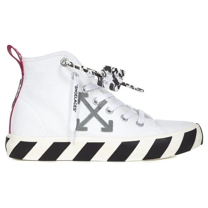 Zapatillas Vulc de caña media «Blanco Negro»