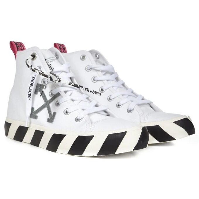 Zapatillas Vulc de caña media «Blanco Negro»
